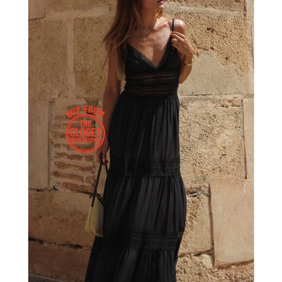 RARE!!! MANGO BLOGGER FAVE!!! A-Line Maxi Dress NWT - Picture 14 of 16